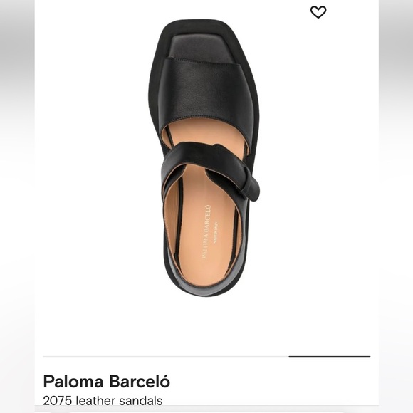 Paloma Barcelo Jari Flat sandals in black nappa leather - Picture 13 of 13